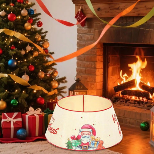 Rustic Farmhouse Plaid Christmas Tree Collar