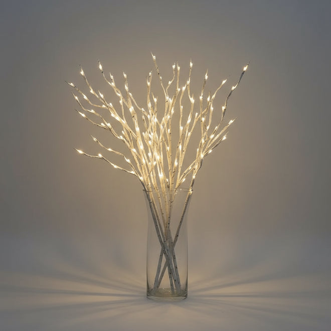 Dark Birch LED Lit Decorative Branches