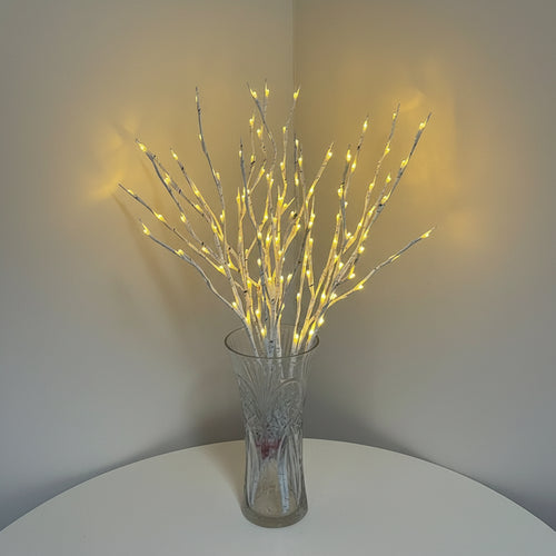 Dark Birch LED Lit Decorative Branches