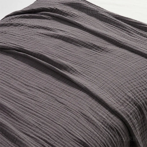 Washed Organic Triple-Layer Cotton Gauze Throw Blanket - The Finishing Touch Decor