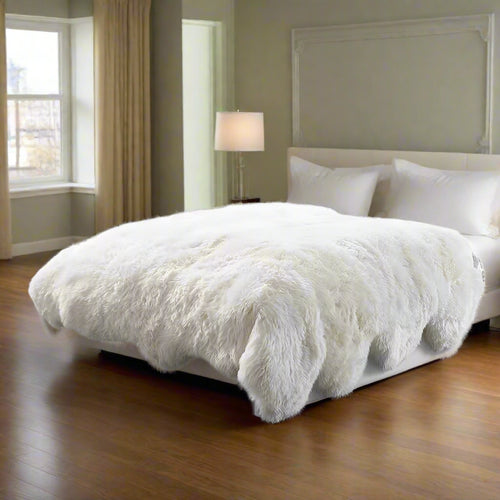 Luxurious Authentic Natural Australian Wool Comforter Blankets - The Finishing Touch Decor