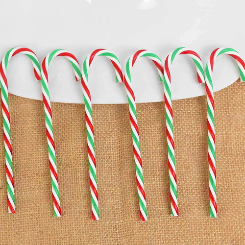 Metallic Candy Christmas Tree Ornaments - 6pcs