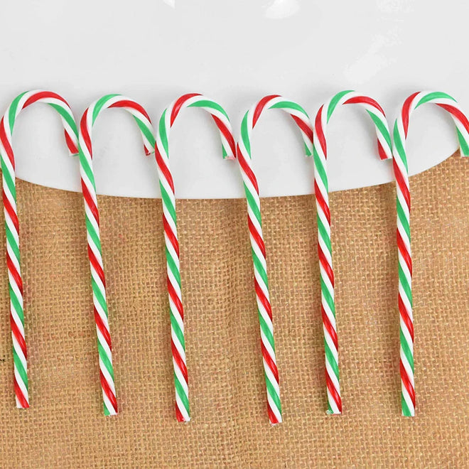 Metallic Candy Christmas Tree Ornaments - 6pcs