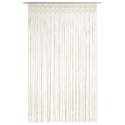 Beige Boho Large String Macrame Door Curtain - The Finishing Touch Decor