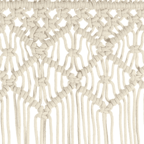 Beige Boho Large String Macrame Door Curtain - The Finishing Touch Decor