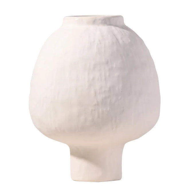 Ceramic Vase Hand Made Grain Crude Pottery Flower Vase Floral Arrangement Accessories Ceramic Handicraft Home Decoration