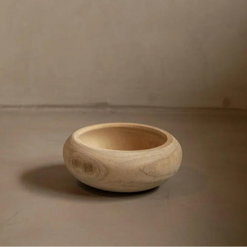 Wabi-sabi Seamless Solid Camphor Wood Large Vase - The Finishing Touch Decor