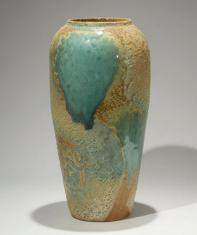 Rough Handmade Ceramic Pottery Jar Vase - The Finishing Touch Decor