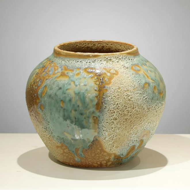 Rough Handmade Ceramic Pottery Jar Vase - The Finishing Touch Decor
