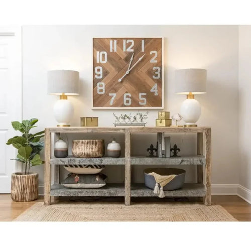 Eclectic Brown Ombre Reactive Glaze Ceramic Vase - The Finishing Touch Decor