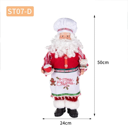 Chef Santa Claus Doll 20" Christmas Figurine