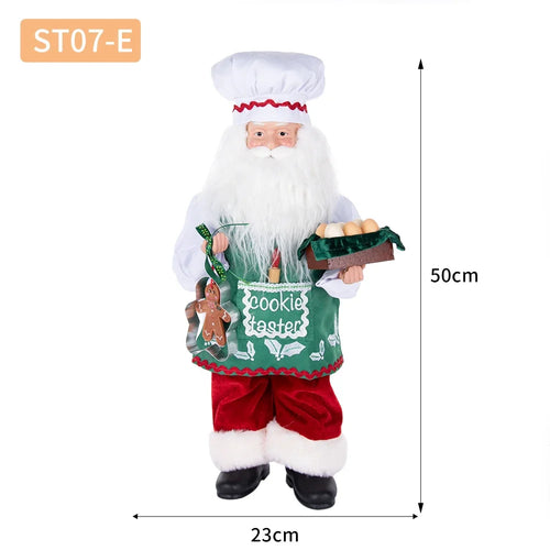 Chef Santa Claus Doll 20" Christmas Figurine