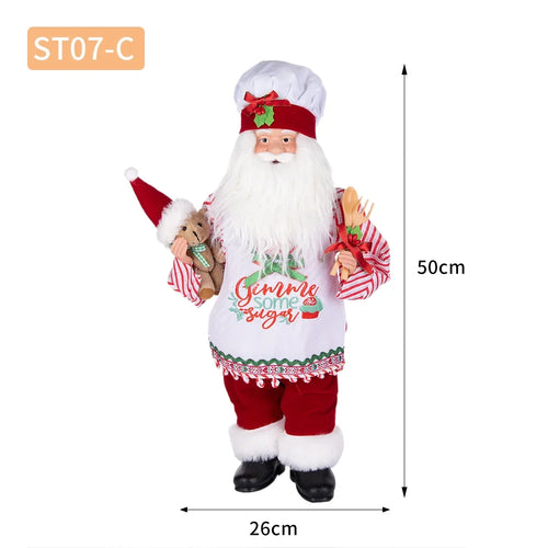 Chef Santa Claus Doll 20" Christmas Figurine