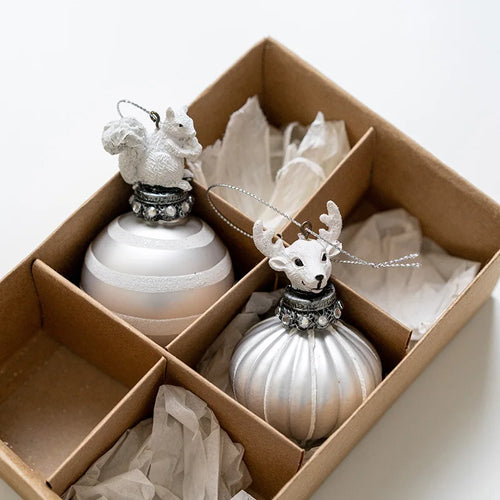 Delicate Glass Ball & Pendant Christmas Tree Ornaments