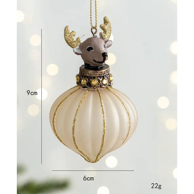 Delicate Glass Ball & Pendant Christmas Tree Ornaments