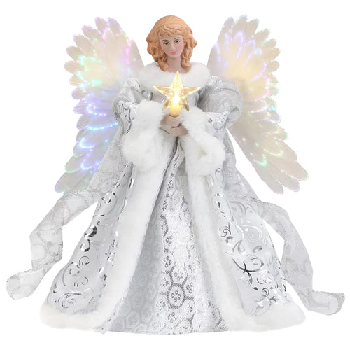 Glowing Angel LED Christmas Tree Topper Ornament