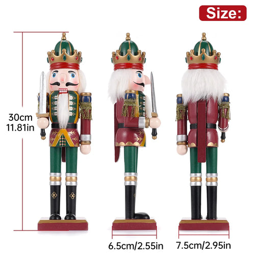 Handmade Christmas Nutcracker Figurine