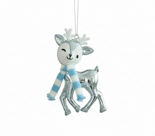 Assorted Large Blue Sparkle Cartoon Tree Ornaments