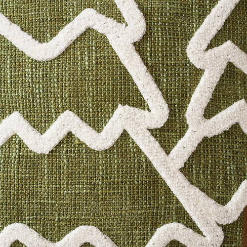 Green Christmas Tree Tweed Throw Pillow Cover Set of 2