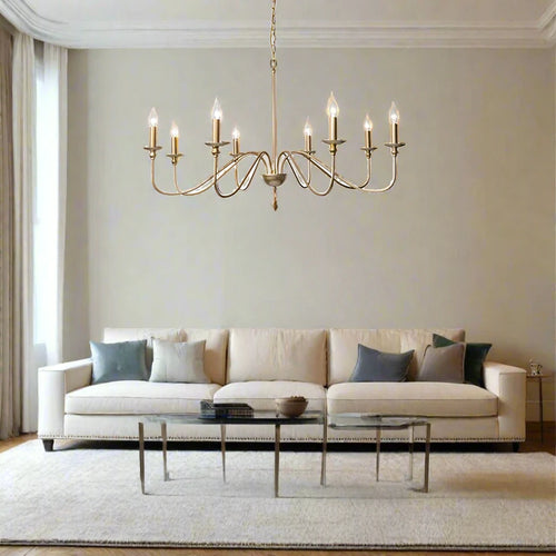 Luxurious Candlelight Classic American Iron 8 Head Chandelier - The Finishing Touch Decor