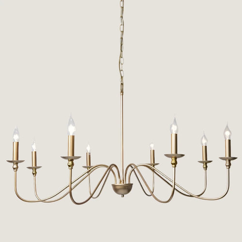 Luxurious Candlelight Classic American Iron 8 Head Chandelier - The Finishing Touch Decor
