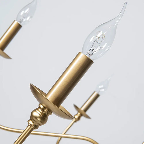 Luxurious Candlelight Classic American Iron 8 Head Chandelier - The Finishing Touch Decor