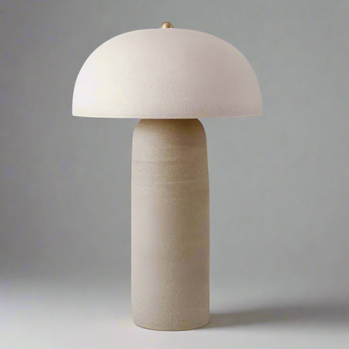 Post-Modern Ceramicah Mushroom Wabi Sabi Table Lamp - The Finishing Touch Decor