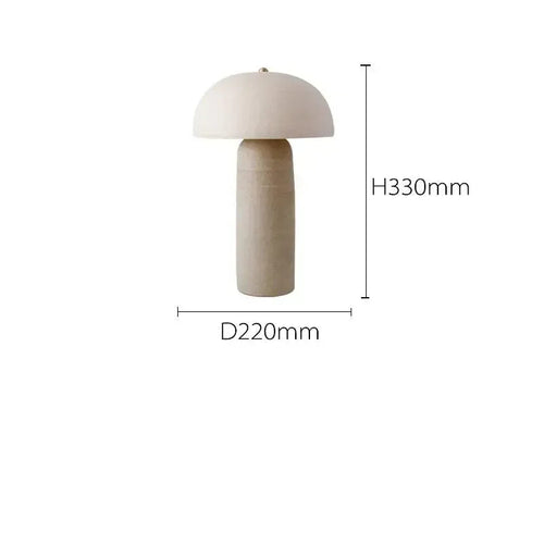 Post-Modern Ceramicah Mushroom Wabi Sabi Table Lamp - The Finishing Touch Decor