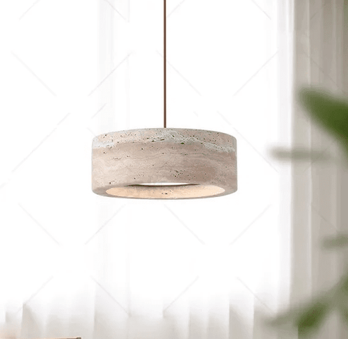 Natural Travertine Pendant Light Modern Chandelier - The Finishing Touch Decor