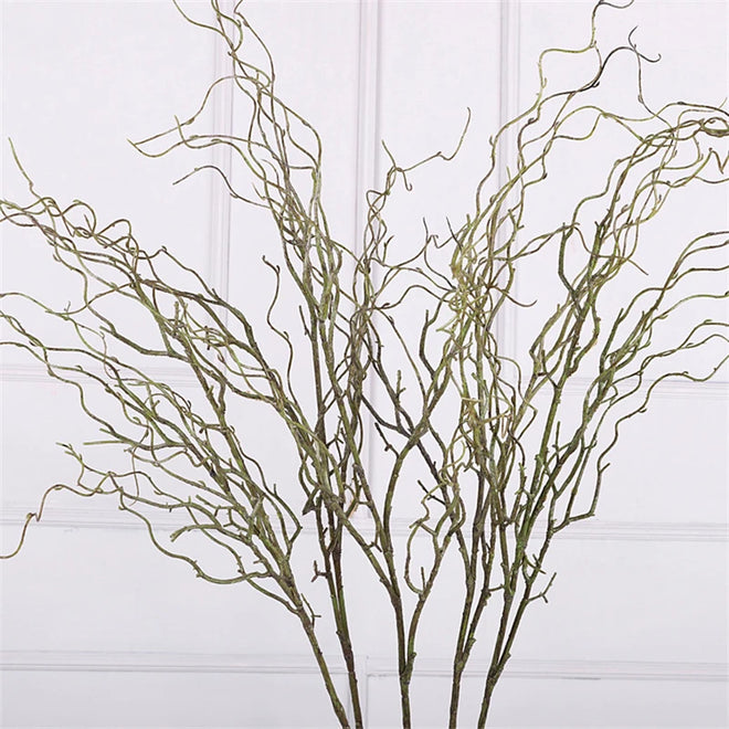 Artificial Willow Rattan Forked Branch Vase Filler Arrangement - The Finishing Touch Decor