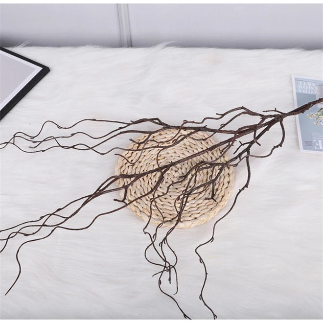 Artificial Willow Rattan Forked Branch Vase Filler Arrangement - The Finishing Touch Decor