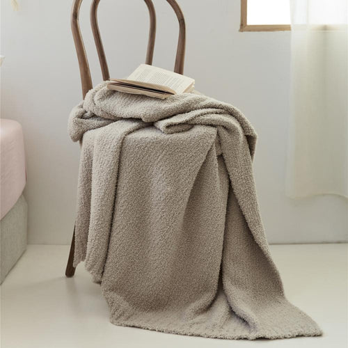 Cozy Knit Microfiber Soft Throw Blanket - color Variety - The Finishing Touch Decor