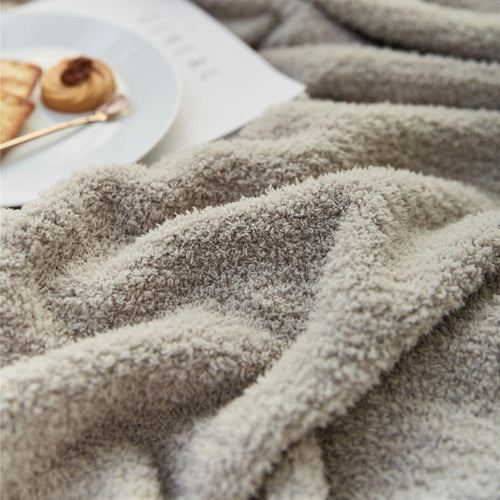 Cozy Knit Microfiber Soft Throw Blanket - color Variety - The Finishing Touch Decor