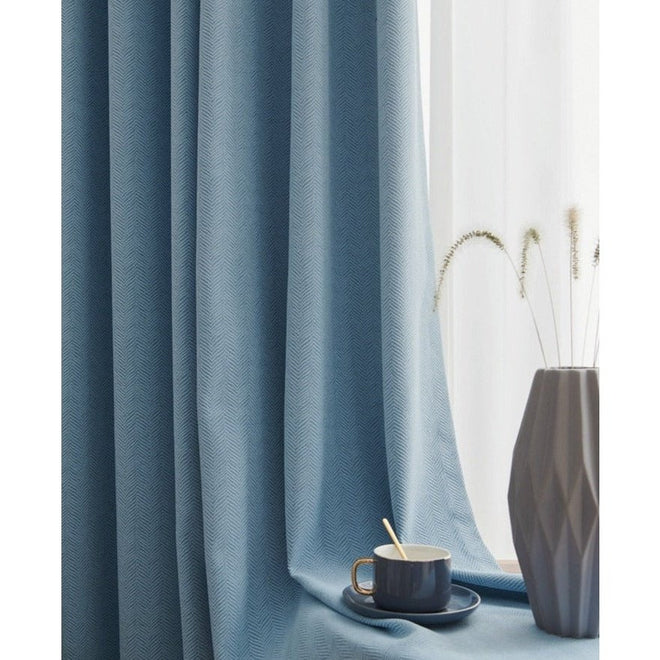 Heavy Blackout Cotton Linen Luxury Curtains - Color Variety - The Finishing Touch Decor