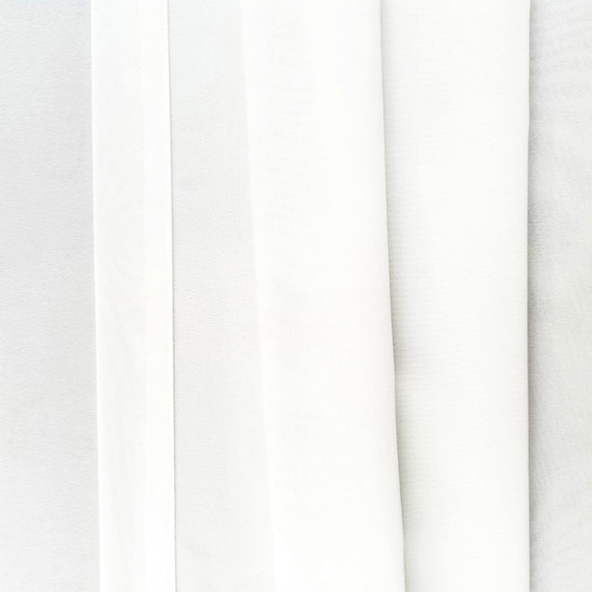 Sheer Voile Organza White Tulle Window Curtains - The Finishing Touch Decor