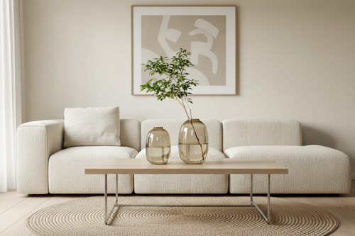 Minimalist Transparent Glass Rounded Bulb Vases