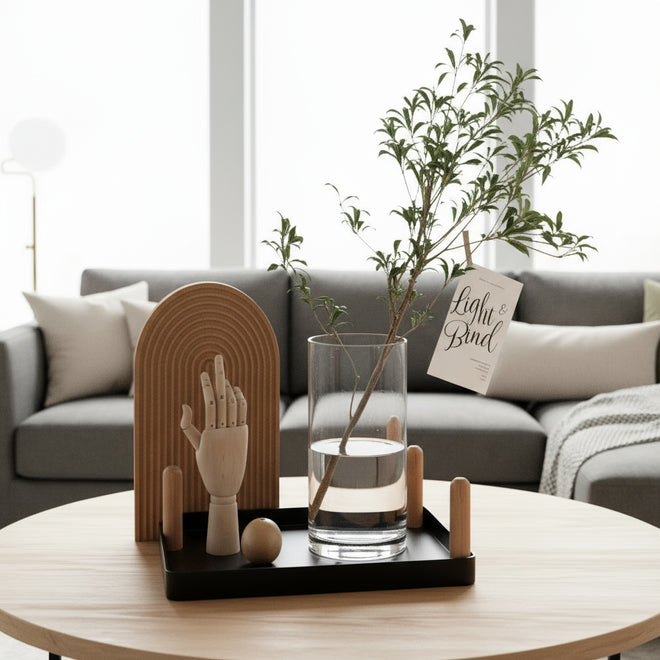 Classic Clear Glass Minimalist Wide Mouth Pillar Vases - The Finishing Touch Decor