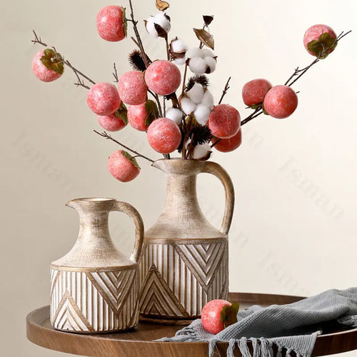 Weathered Ceramic Cottage Milk Jug Vase - The Finishing Touch Decor