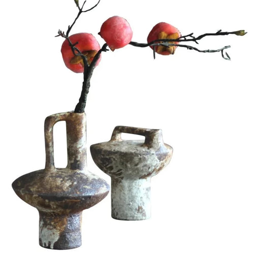Aged Jingdezhen Ceramic Rough Pottery Vases - The Finishing Touch Decor