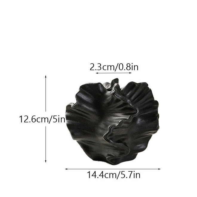 Ceramic "Jelly Ear" Coral Nordic Art Minimalist Vase - The Finishing Touch Decor