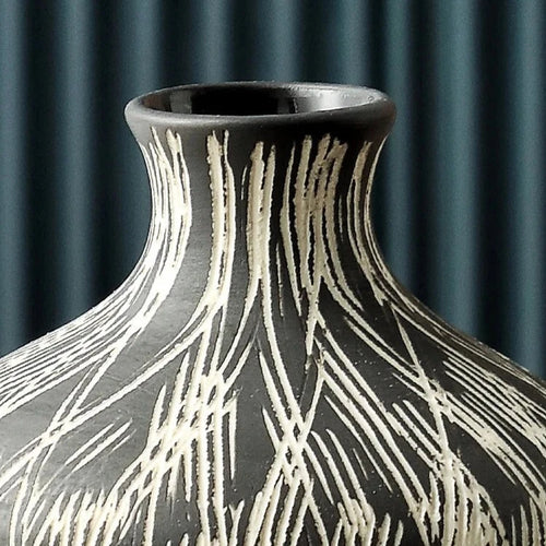 Neutral Nordic Brushed Ceramic Assorted Vases - The Finishing Touch Decor