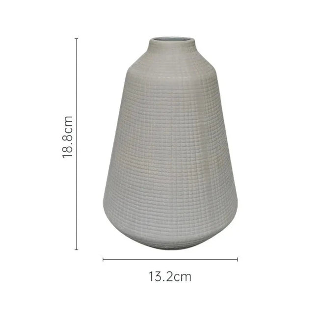 Neutral Nordic Brushed Ceramic Assorted Vases - The Finishing Touch Decor