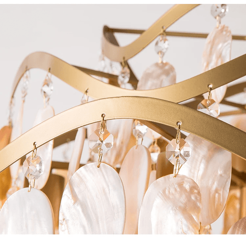 Conch Shell Coastal Pendant Chandelier Lighting - The Finishing Touch Decor