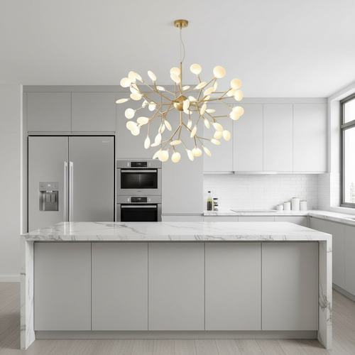 Modern Firefly Branch Pendant Chandelier