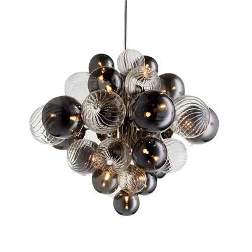 Glass Bubble Ball Post-Modern Iron Pendant Chandelier - The Finishing Touch Decor