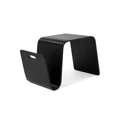 Scandi Minimalist Small N-Frame Wood Stand End Table - The Finishing Touch Decor