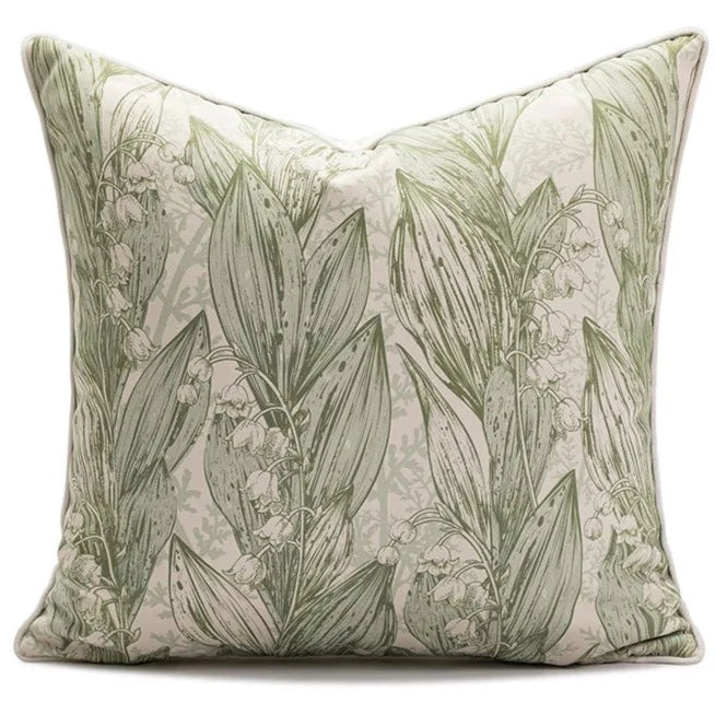 Sage Green, Corduroy & Faux Fur Throw Pillow Covers - The Finishing Touch Decor