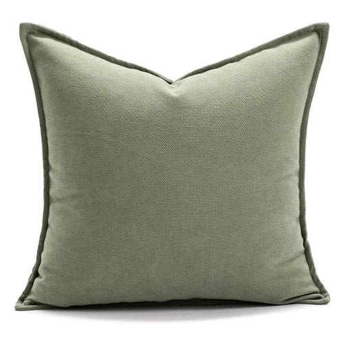 Sage Green, Corduroy & Faux Fur Throw Pillow Covers - The Finishing Touch Decor