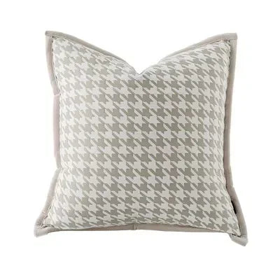 Nordic Light Oatmeal Patterned Throw Pillow Cover - The Finishing Touch Decor