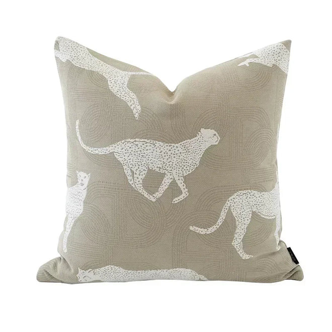 Nordic Light Oatmeal Patterned Throw Pillow Cover - The Finishing Touch Decor